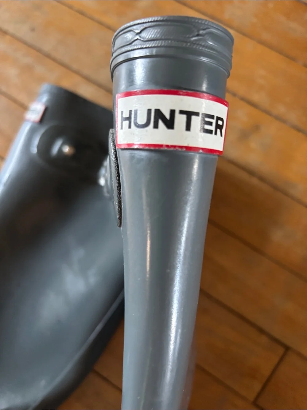 HUNTER Original Tall Grey Waterproof Rain Boots
